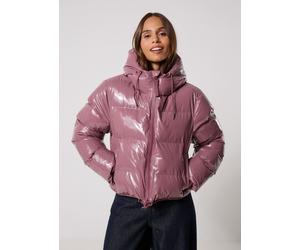 Rains - Alta Short Puffer Jacket W3T3 Rosa - Abbigliamento L Rosa