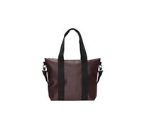 Rains Mini Borsa shopper rosso scuro, fibra sintetica, unisex