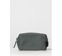RAINS Beauty case da viaggio impermeabile con zip e manico laterale OS Grigio