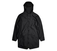 RAINS Lunga Giacca Impermeabile, Nero (01 Black), S Unisex-Adulto, 12020