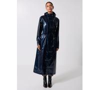Rains - Bold Longest Jacket W3 - Unisex W Blu - Abbigliamento L Blu