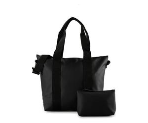 Rains Borsa shopper + borsa per cosmetici 2 pezzi. nero
