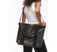 Rains - Borsa shopping piccola impermeabile verde metallizzato One Size