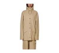 Rains, ,Coats ,unisex ,Beige ,XS Impermeabile Moderno dal Design Funzionale