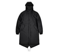 RAINS Fishtail Parka, Nero (01 Black), M Unisex-Adulto