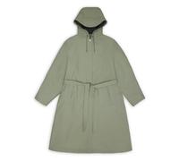 Rains - Giacca A-Line Lunga con Cintura - - Jackets - Donna - Verde - S