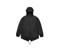 Rains - Giacca impermeabile e antivento - Fishtail Jacket W3 Black per Uomo - Taglia L - Nero Nero L