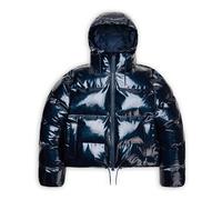 Rains, ,Jackets ,Donna ,Blu ,L Giacca corta trapuntata con cappuccio