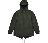 Rains - Giacca impermeabile e antivento - Fishtail Jacket W3 Green per Uomo - Taglia S - Verde Verde S