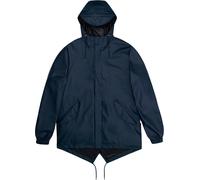 Rains - Giacca impermeabile e antivento - Fishtail Jacket W3 Navy per Uomo - Taglia XS - Blu navy