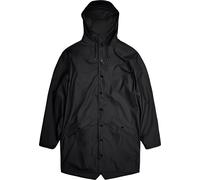 Rains - Giacca impermeabile lunga - Long Jacket W3 Black per Uomo - Taglia XS - Nero