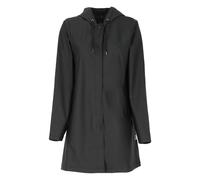 Rains - Giacca Impermeabile Nera con Cappuccio - - Jackets - Donna - Nero - XL