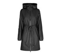 Rains - Giacca Lunga Curva Imbottita - - Jackets - Donna - Nero - M