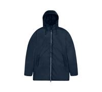 Rains - Giacca Lunga Impermeabile con Cappuccio Regolabile - - Jackets - Uomo - Blu - L