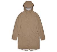 Rains - Giacca lunga impermeabile - Long Jacket W3 Beige per Uomo - Taglia XS