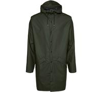 Rains - Giacca lunga impermeabile - Long Jacket W3 Green per Uomo - Taglia L - Verde