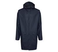 Rains - Giacca lunga impermeabile - Long Jacket W3 Navy per Uomo - Taglia XS - Blu navy