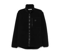 Rains - Giacca Nera in Tessuto Polare con Zip - -Jackets -Uomo -Nero -M