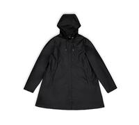 RAINS Cappotto funzionale nero, Taglia L