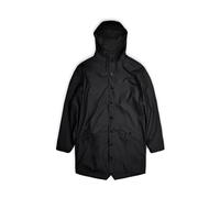 Rains, ,Jackets ,Donna ,Nero ,XS Giacca Lunga Impermeabile con Ventilazione