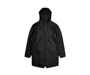 Rains, ,Jackets ,Donna ,Nero ,XS Giacca Lunga Impermeabile con Ventilazione