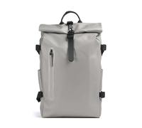 Rains Large Zaino roll-top grigio chiaro, poliestere, unisex, 23L