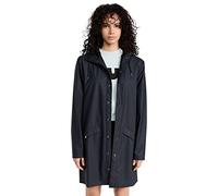 RAINS Long Jacket Giacca Impermeabile, 47 Blu Navy, S Unisex-Adulto