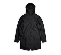 RAINS Long Jacket Giacca Impermeabile, Nero (01 Black), S Unisex-Adulto