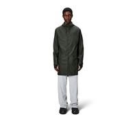 Rains - 12020 - Giacca lunga impermeabile unisex verde M