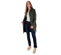 Long Jacket W by Rains XS Verde