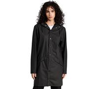 RAINS Lunga Giacca Impermeabile, Nero (01 Black), M Unisex-Adulto
