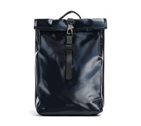 Rains Mini Zaino roll-top navy, fibra sintetica, unisex, 8L