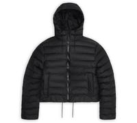 Rains - Piumino impermeabile - W Lohja Short Puffer Jacket Black per Donne in Pelle - Taglia M - Nero