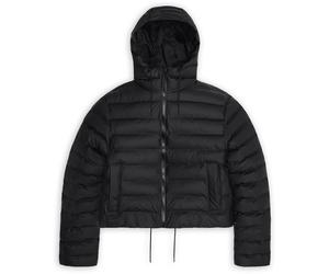 Rains - Piumino impermeabile - W Lohja Short Puffer Jacket Black per Donne in Pelle - Taglia M - Nero