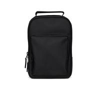 Rains Regular Book Daypack Backpack Borsa per laptop Waterproof 2 anni Garanzia Black
