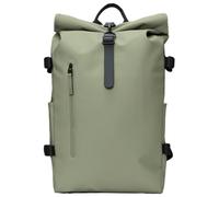 Rains Large Zaino roll-top grigio-verde, poliestere, unisex, 23L