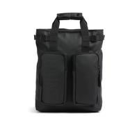Rains Texel Borsa a zainetto nero, poliestere, unisex, 16L