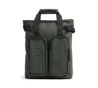 Rains Texel Borsa a zainetto verde scuro, poliestere, unisex, 16L