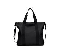 Rains Tote Bag Borsa shopper nero, poliuretano, unisex