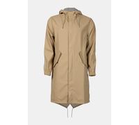 RAINS Unisex Fishtail Parka W3 Sand Taglia: XS | Trench Outlet | Unisex | Marrone