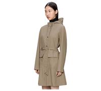 Giacca impermeabile con cintura CURVE Beige M Tinta unita