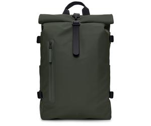 Rains - Zaino 23L - Rolltop Rucksack Large W3 Green - Verde