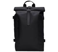 Rains - Zaino da 28 litri - Rolltop Rucksack Large W3 Black - Nero