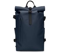 Rains - Zaino da 28 litri - Rolltop Rucksack Large W3 Navy - Blu navy