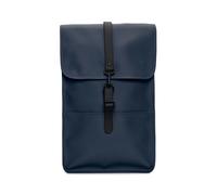 RAINS - Zaino impermeabile unisex, borsa per computer portatile, per lavoro o viaggio, Navy, Regular, moderno