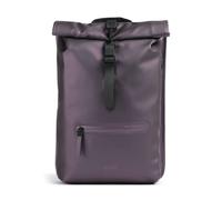 Rains Zaino roll-top viola, poliestere,poliuretano, unisex