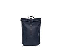 RAINS Zaino Rolltop Unisex 48Cm Navy, Blu