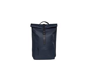 RAINS Zaino Rolltop Unisex 48Cm Navy, Blu
