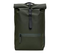 Rains Zaino roll-top verde, poliestere,poliuretano, unisex