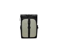 Rains Texel Moulded Zaino roll-top nero/grigio, poliestere, unisex, 25L